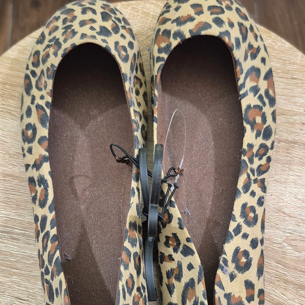 Leopard Print Shoes - Size 9 1/2